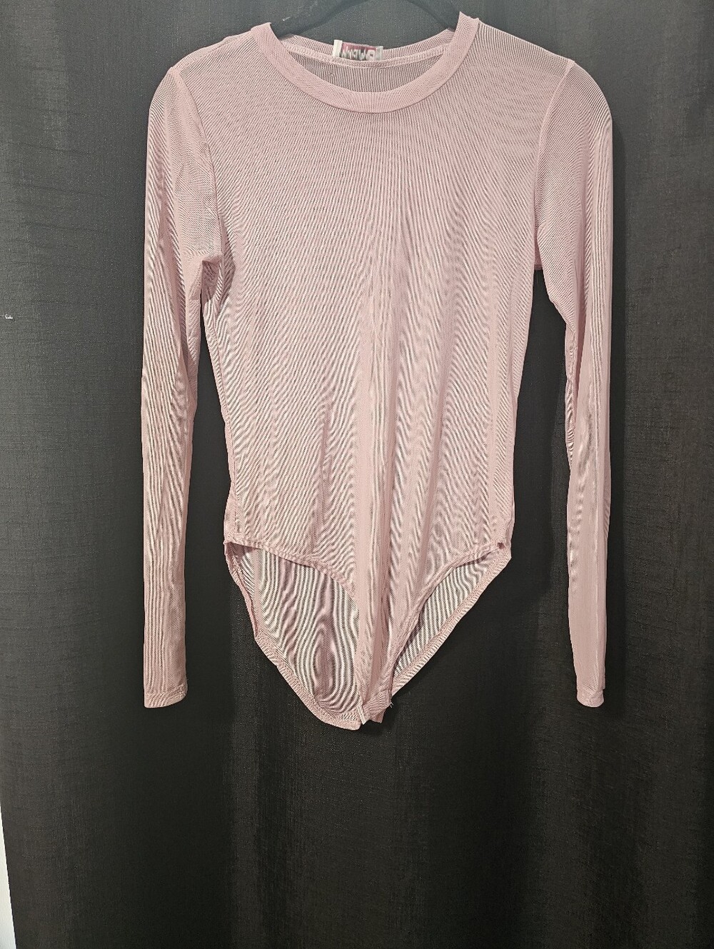 Women’s Madrag Long Sleeve Pink Bodysuit S
